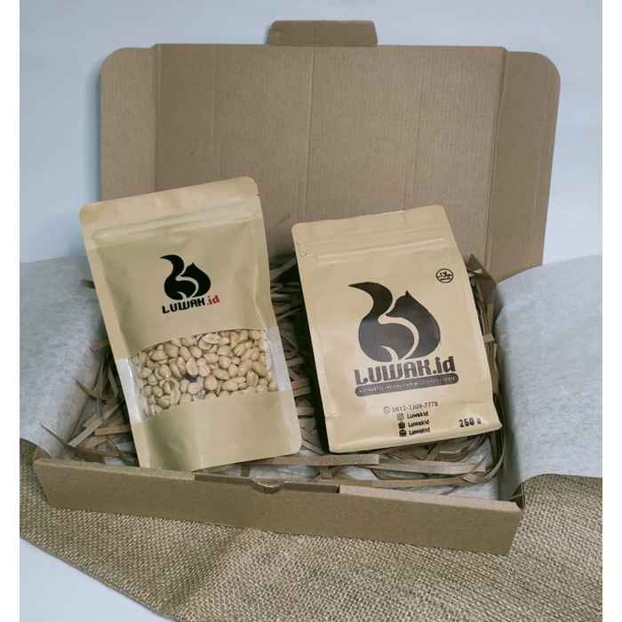 

Hampers Kopi Premium merk LuwakId - Hadiah Atasan - Hadiah Pasangan
