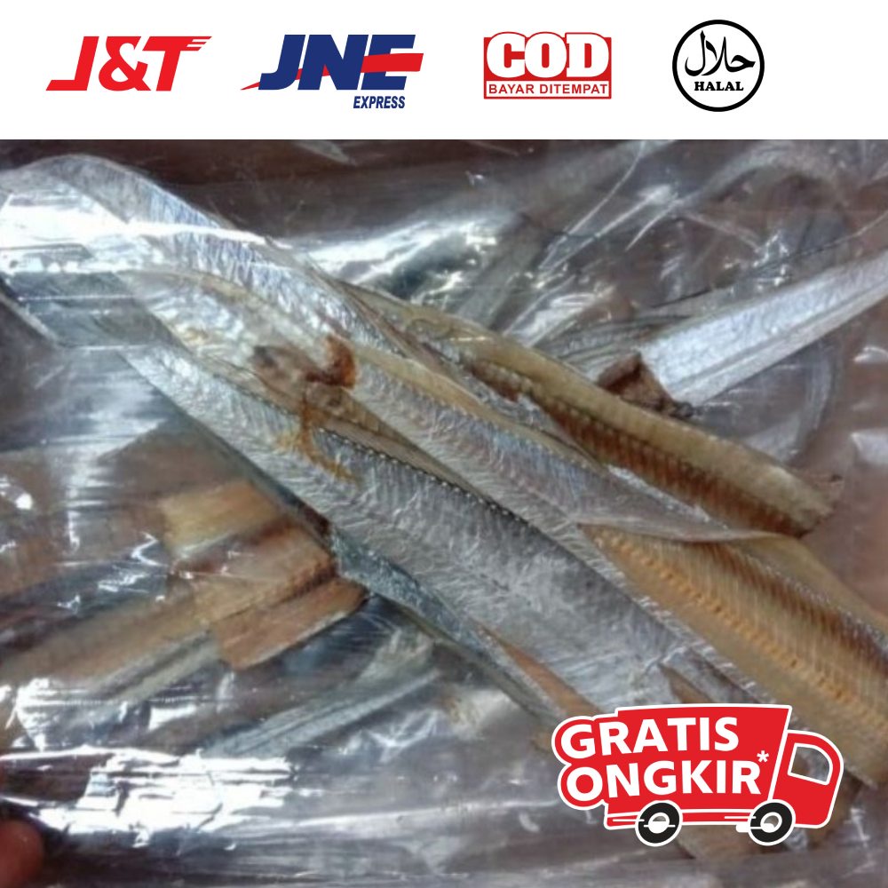 

Ikan asin kerupuk pehu belah layur 100 gram asli medan