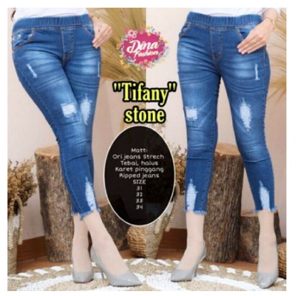 TIFANI JEGGING VARIASI SOBEK TIDAK TEMBUS SIZE 27-38!! KEKINIAN Rekomendasi  Termurah Influencer