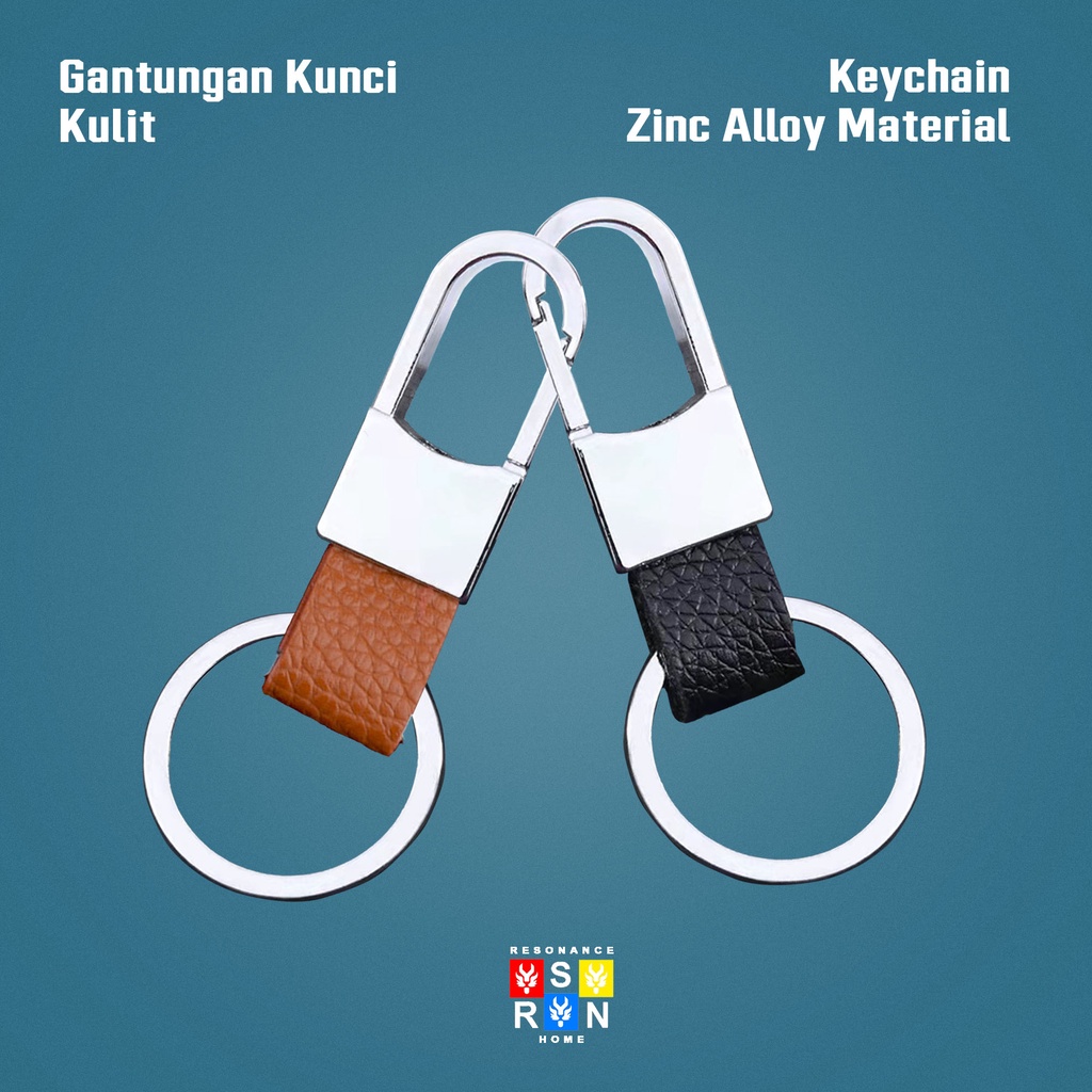 Gantungan Kunci Kulit / Keychain / Resonance Home