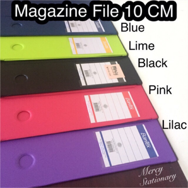 

Box File Bantex 4011 Folio 10cm Magazine File