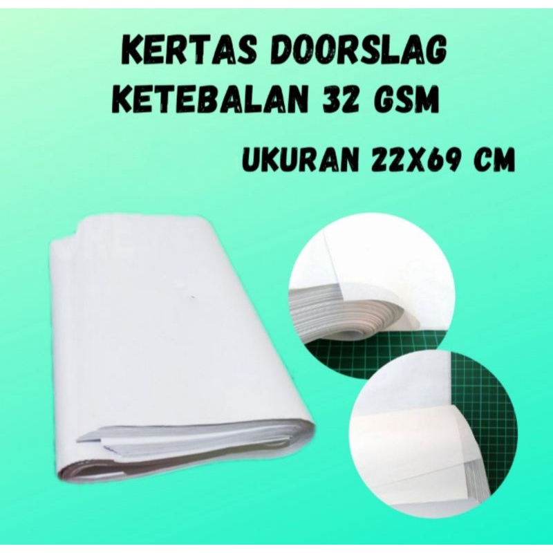 

Kertas Doorslag Putih Lembaran Pelapis Baju Hijab Kaos Sepatu dekorasi perlengkapan Hampers