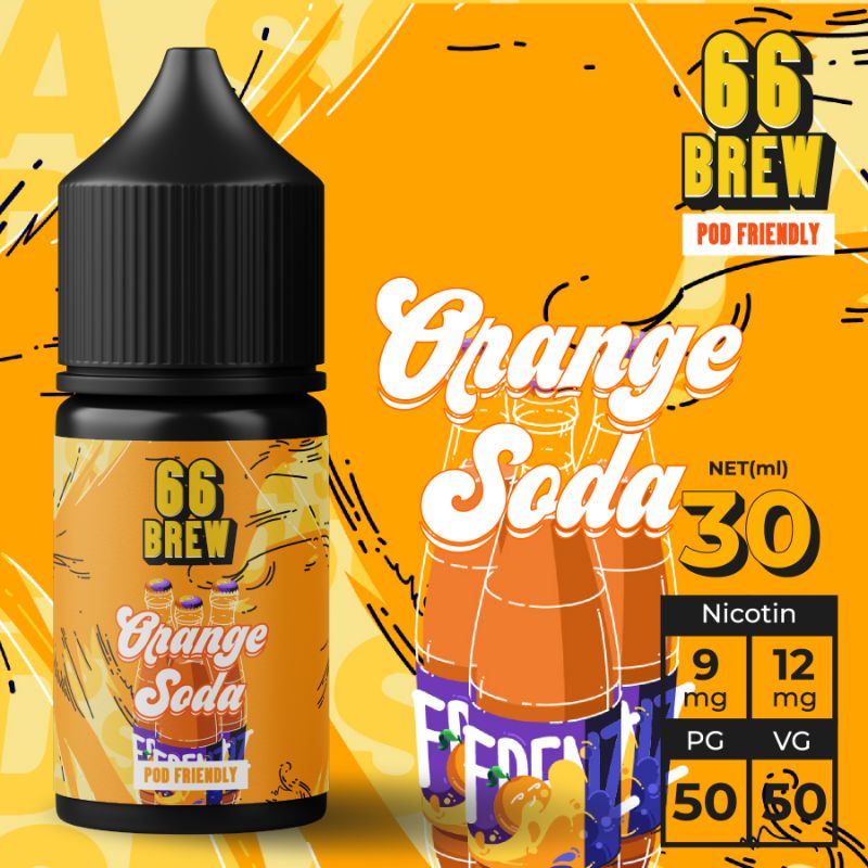 LIQUIDS P0D SYSTEM P0D FRIENDLY MURAH 30ML NIC 9MG &amp; 12MG RASA ORANGE SODA