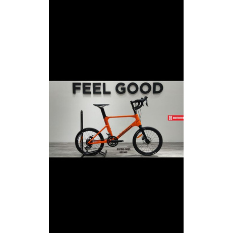 SEPEDA MINIVELO DOMINATE CARBON 20 INCH RAPIDE COMP 2x8 SPEED SHIMANO
