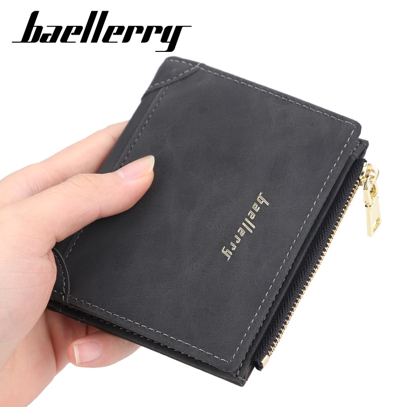 BAELLERRY DR051 Dompet Pria Bahan Kulit PU Leather Premium WATCHKITE WKOS