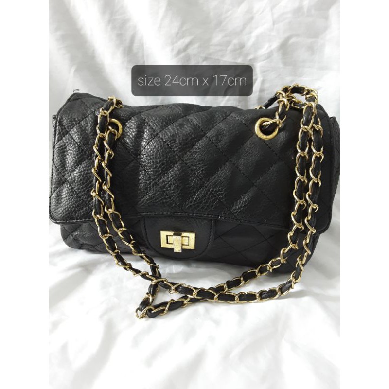 shoulder bag rantai ala chanel