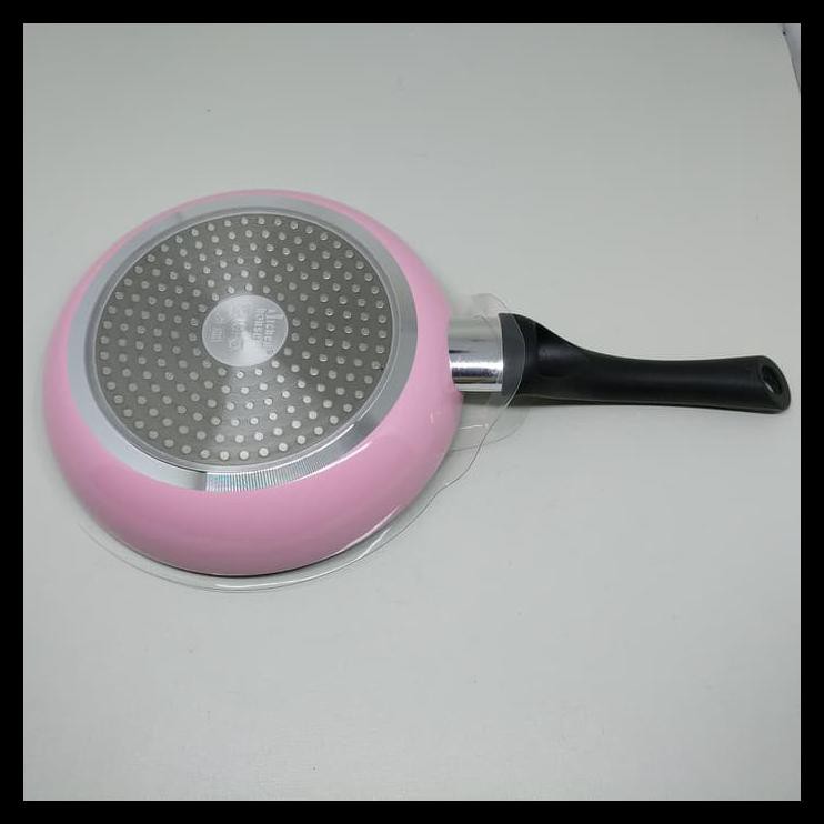 Promo Kitchen House Cyprus Fry Pan Pink Induction Teflon Induksi 20Cm 20 Cm