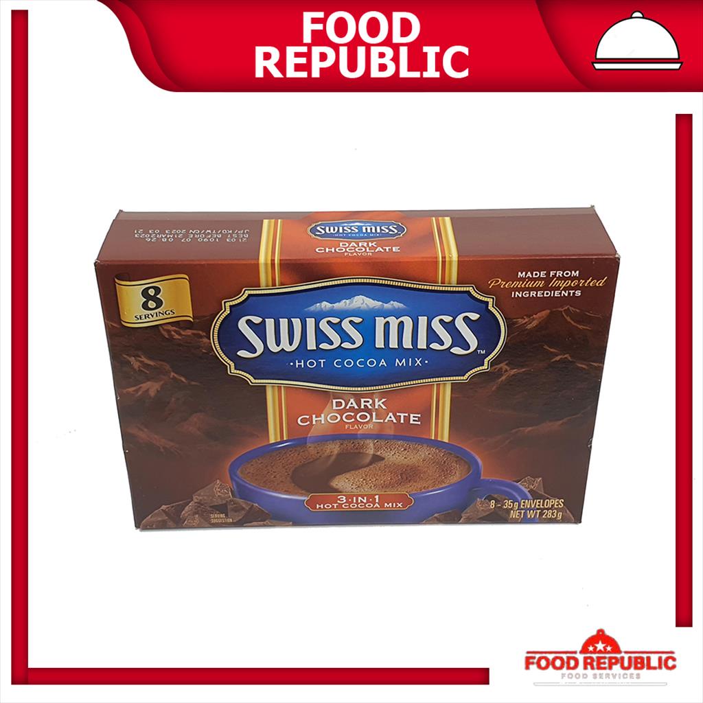 SWISS MISS DARK CHOCOLATE 283 GR HOT COCOA MIX 3 IN 1 SUSU COKLAT