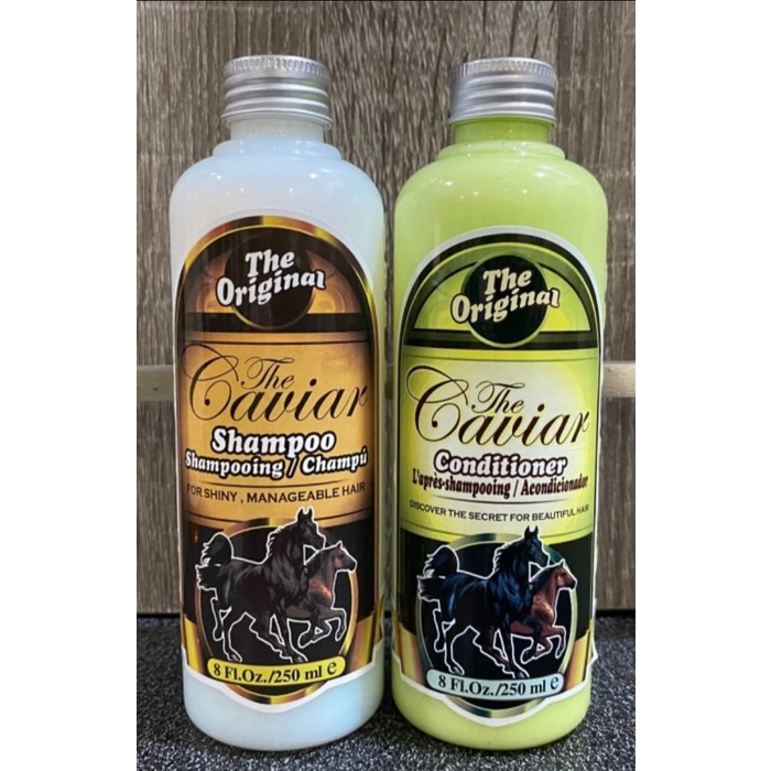 THE CAVIAR SHAMPOO KUDA / CONDITIONER BPOM ORIGINAL 250 ML