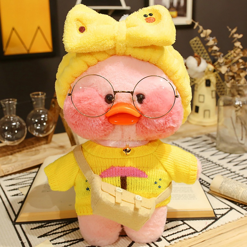 Mainan Boneka Stuffed Plush Bebek Lalafanfan 2022 Warna Kuning Untuk Hadiah Anak Perempuan