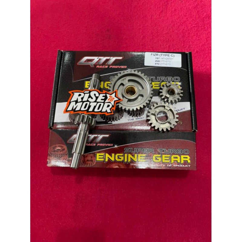 GEAR RATIO QTT FORCE 1 F1ZR TYPE C