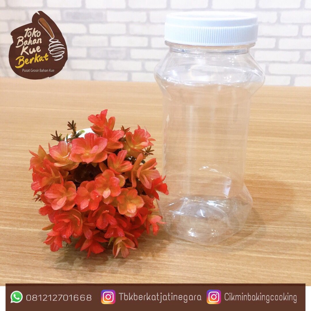 Botol TOP - 1 100ML (NAT) + PLUG + TUTUP - 100 ML