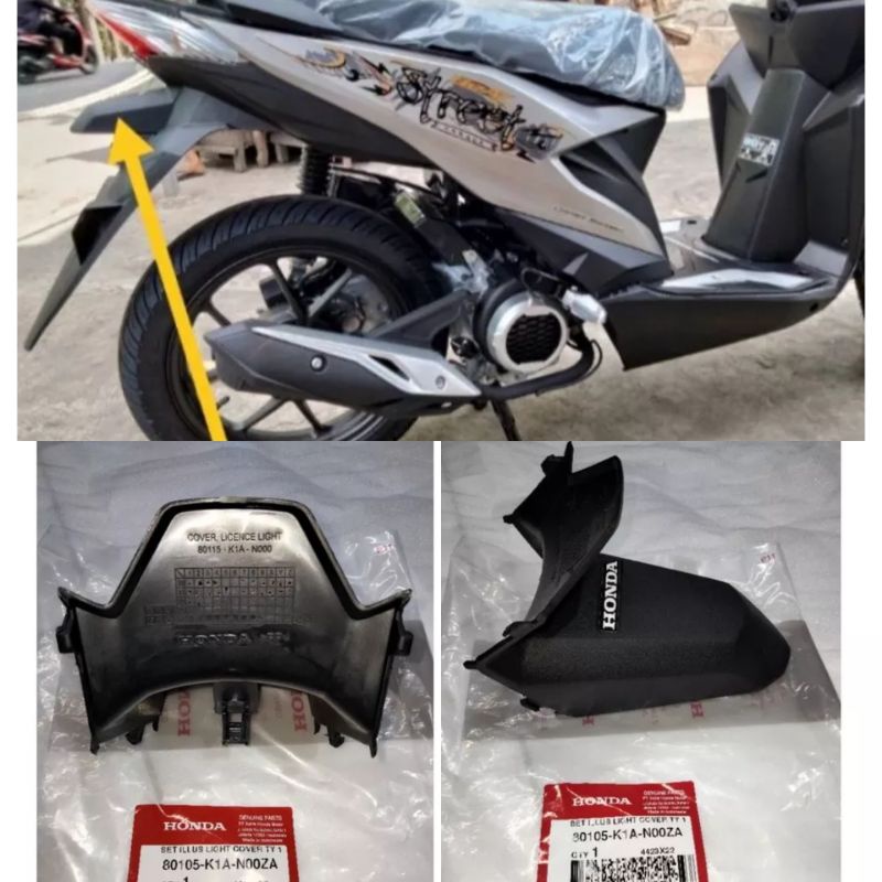 Cover set ilus tutup lampu senja lampu plat belakang beat new led beat deluxe street led k1a 2020 20