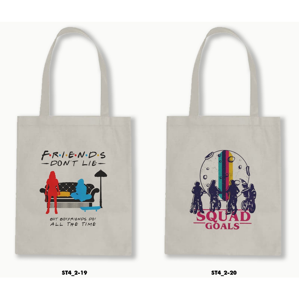 TOTE BAG BLACU - STRANGER THINGS 4.2-02