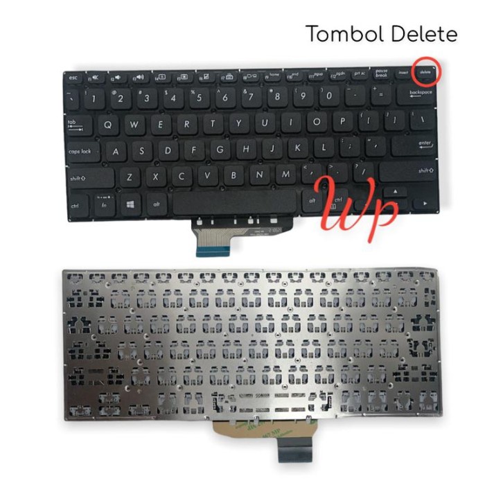 Keybord ASUS VivoBook 14 TP412 TP412UR TP412FA TP412F Tombol Delete