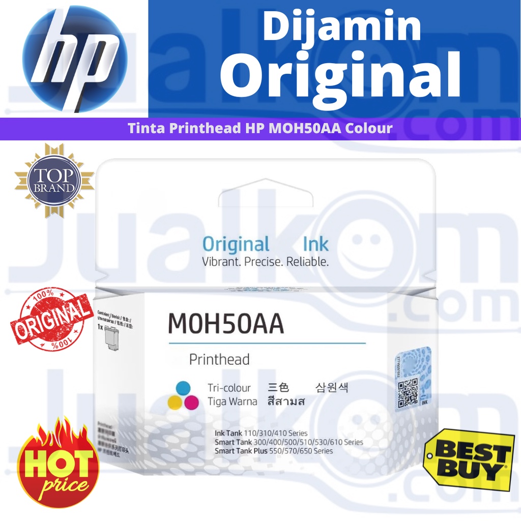 HP PRINTHEAD MOH50AA COLOUR ORIGINAL