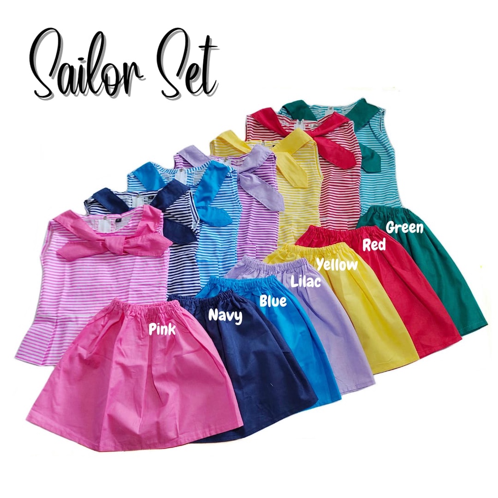 Setelan Anak Murah / Sailor Set / Grosir Baju Anak / Konveksi Baju Anak