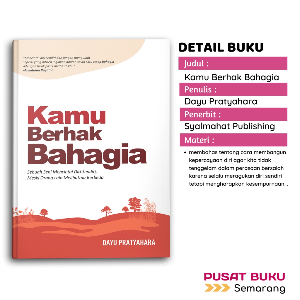 Buku Psikologi Motivasi Kamu Berhak Bahagia Pengembangan Diri Self Improvement Inspirasi-1