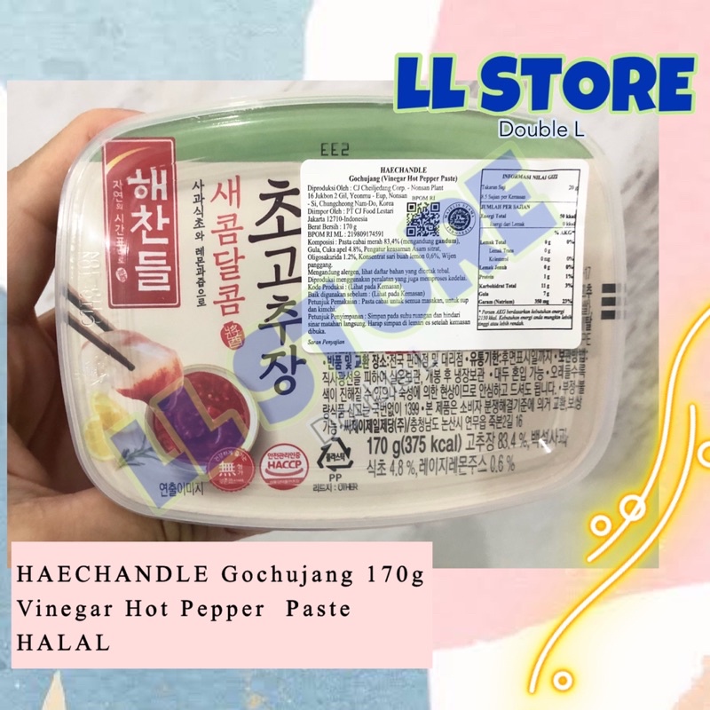 

HAECHANDLE Gochujang 170g Vinegar Hot Pepper Paste