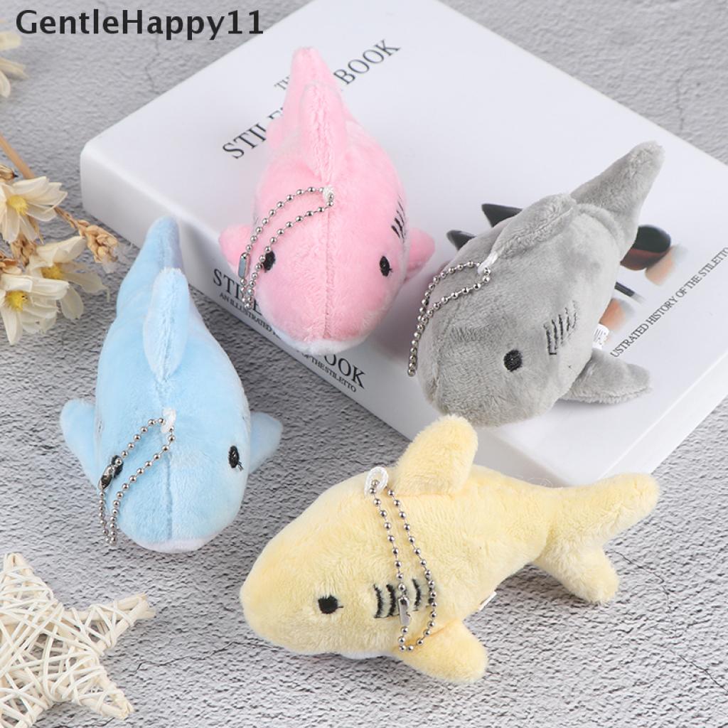 Gentlehappy Mainan Boneka stuffed plush Hiu mini 12CM Dengan Gantungan Kunci