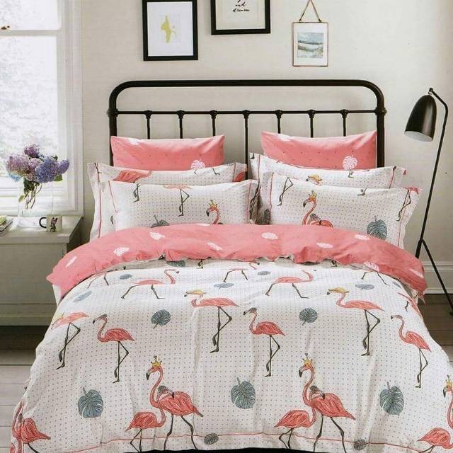 40+ Koleski Terbaik Sprei Motif Flamingo