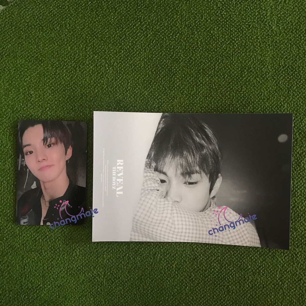 photocard kyu reveal boy postcard kyu reveal boy the boyz q reveal boy
