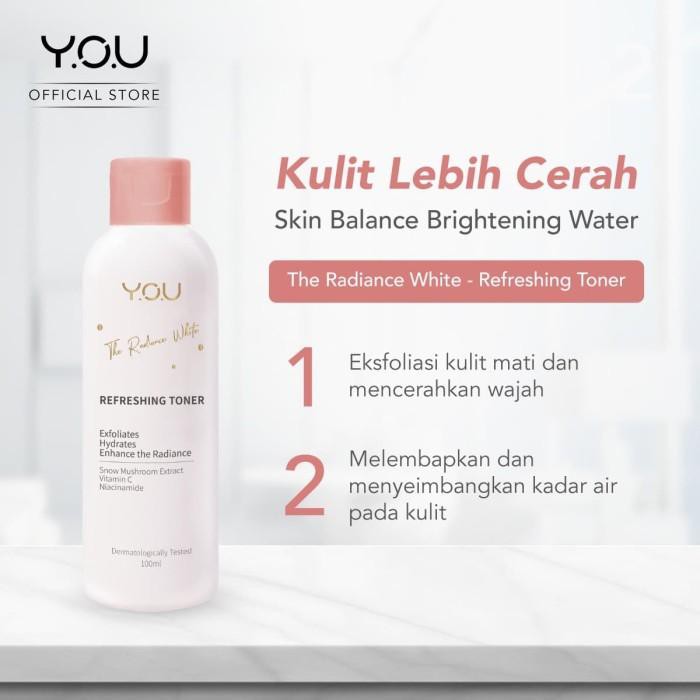 YOU The Radiance White Refreshing / Essential Toner 100ml Original