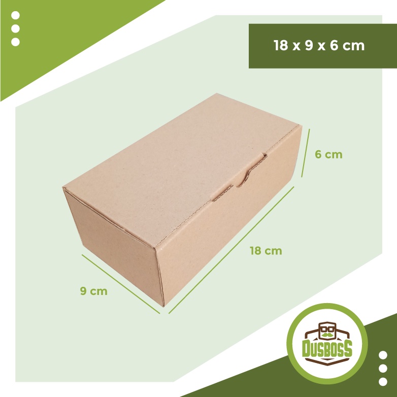 

Kardus Uk. 18 x 9 x 6 cm... Die Cut kotak Kue, snack -aksesoris-dll model box pizza
