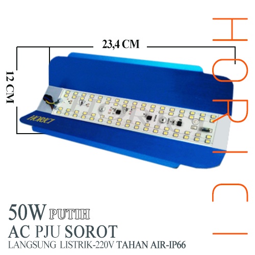 LAMPU JALAN 50W 100W PJU LED SUNLAMP SOROT OUTDOOR PENERANGAN STREET LIGHT