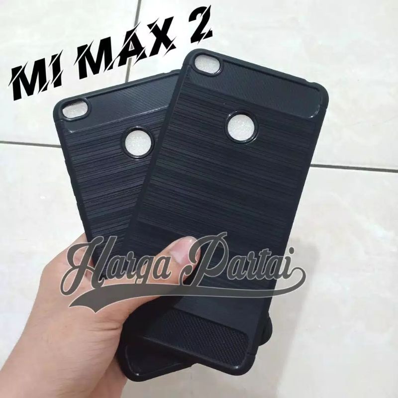 Casing Softcase Ipaky Carbon Fiber Xiaomi MI Max 2