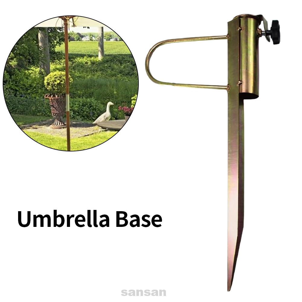 Outdoor Patio Beach Easy Setup Home Garden Parasol 42cm Ground Insert For Soil Sand Umbrella Base Shopee Indonesia
