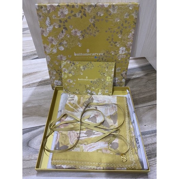 Buttonscarves Daisy Yellow