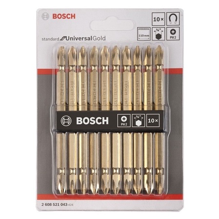 BOSCH Mata Obeng Double Ended PH2 Gold (043)