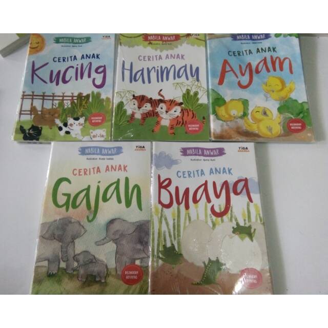 Buku seri fabel cerita anak - satuan pilih judul  Shopee 