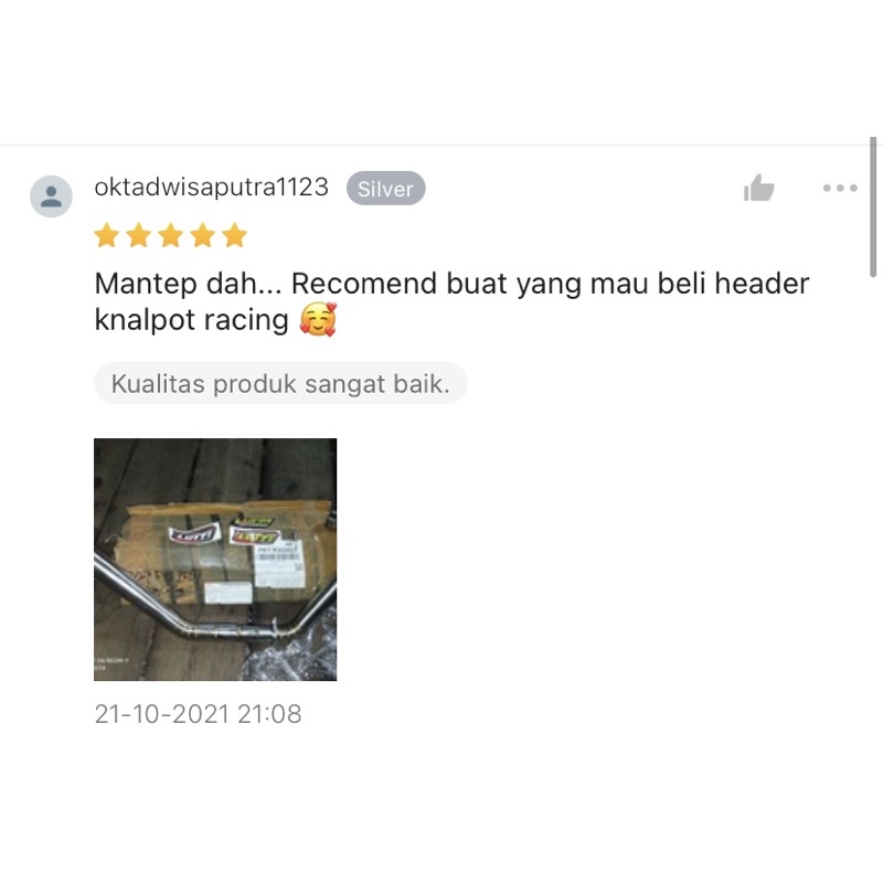 Leheran header pipa knalpot mx king header roudrace header mxking underbone-4