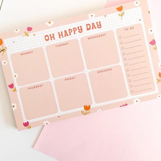 

☂ Weekly Planner To Do List Memopad Isi 30 Lembar ❉