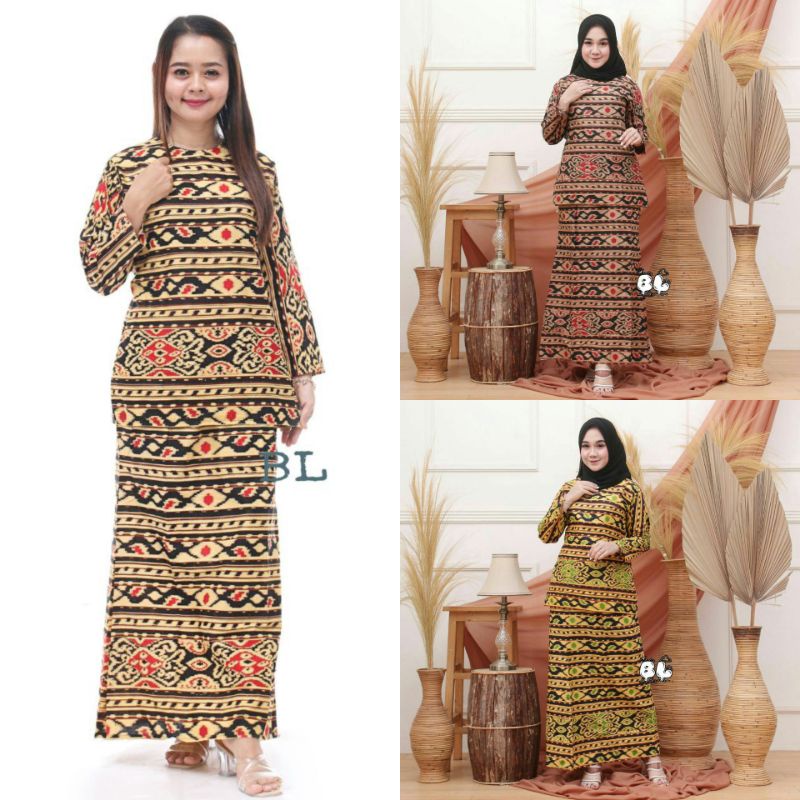 ROK DAN BLUS SETELAN LENGKAP BATIK RNB ORIGINAL MODERN SIZE M L XL