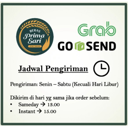 

Beras Cap Bunga 5Lt / 5Kg / 10Kg / 20Kg Setra Ramos