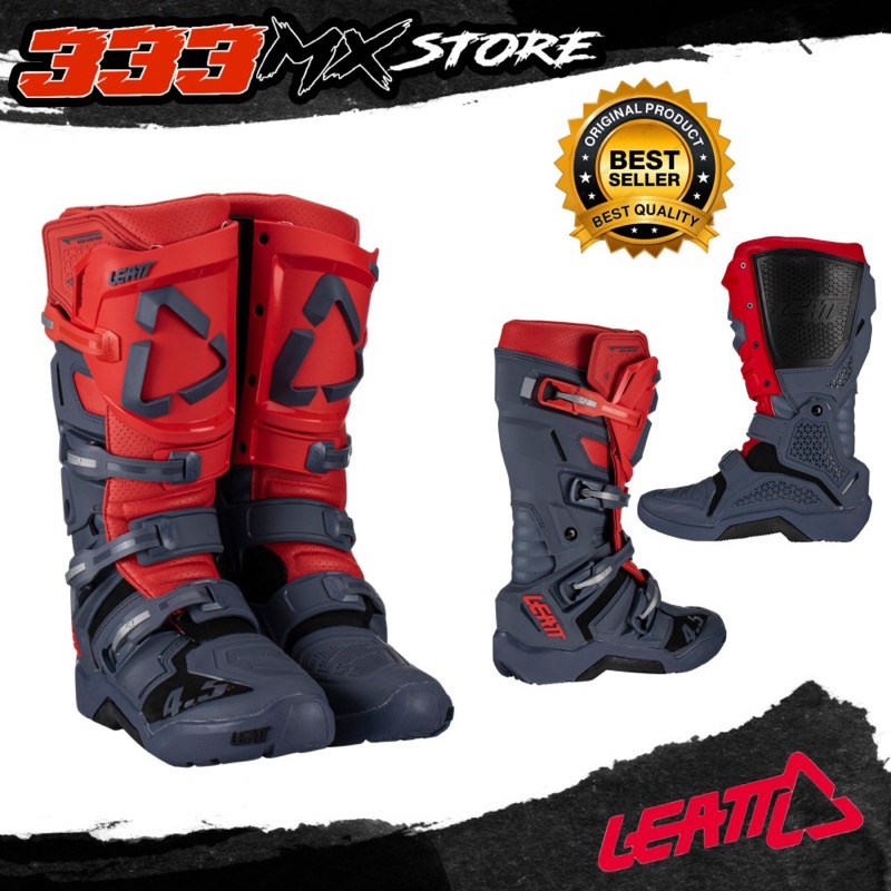 SEPATU LEATT 4.5 ENDURO SOLE RED 2023 BOOTS LEATT 4.5 ENDURO SOLE
