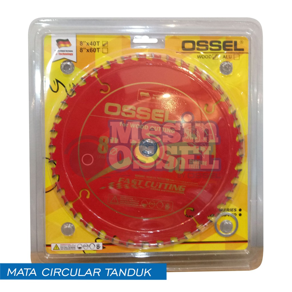 Mata circular saw 8x40T tanduk