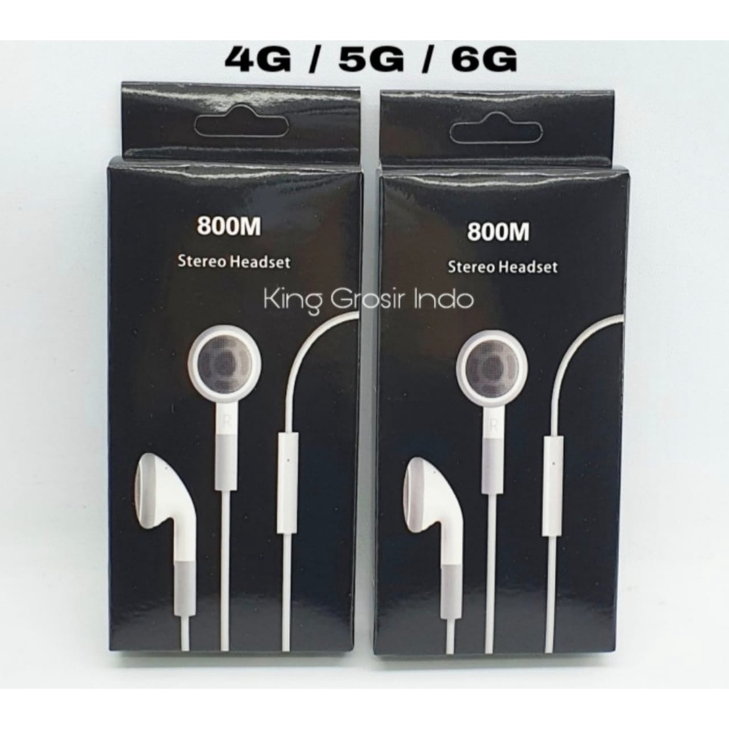 Headset Handsfree 4G / 5G / 6G Original OEM Earphone