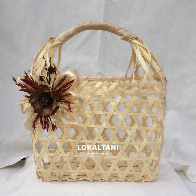 

Anyaman Bambu Tas Bingkisan/ Keranjang Sayuran Buah-buahan