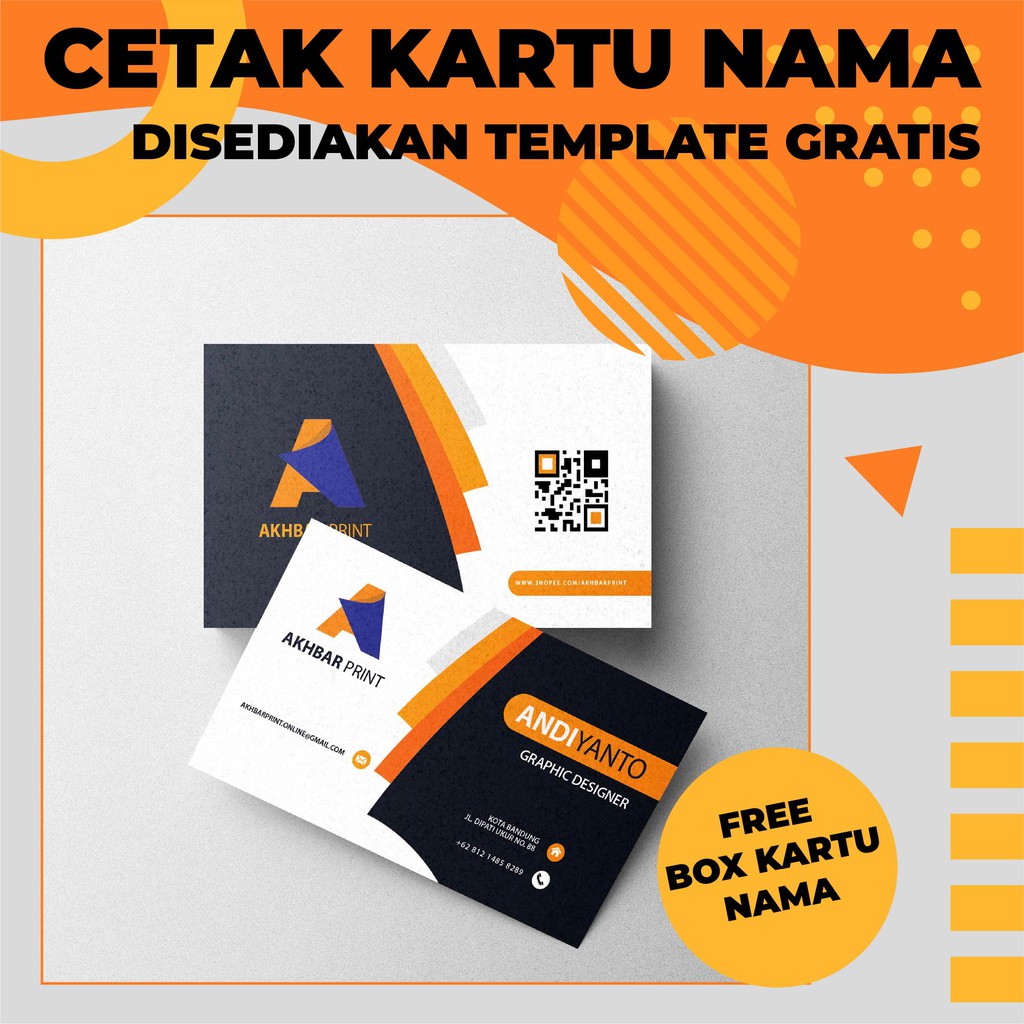 

Cetak Kartu Nama Custom Olshop Bisnis Perusahaan High Quality - AKHBAR PRINT