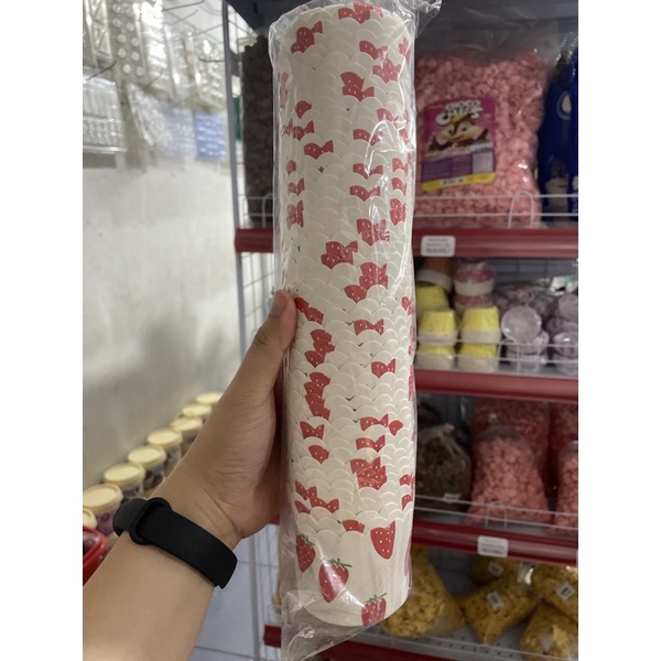 

Cup Muffin M-6cm Ecer 10pcs Strawberry