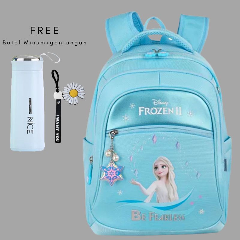 Tas Ransel Sekolah Anak Perempuan Tk Sd Smp Motif Disney Frozen