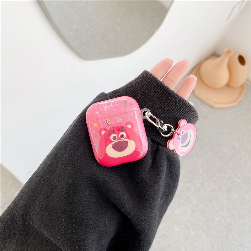 Casing Kartun Lucu Kompatibel Untuk Airpods1/2 Case TPU Cover Pelindung