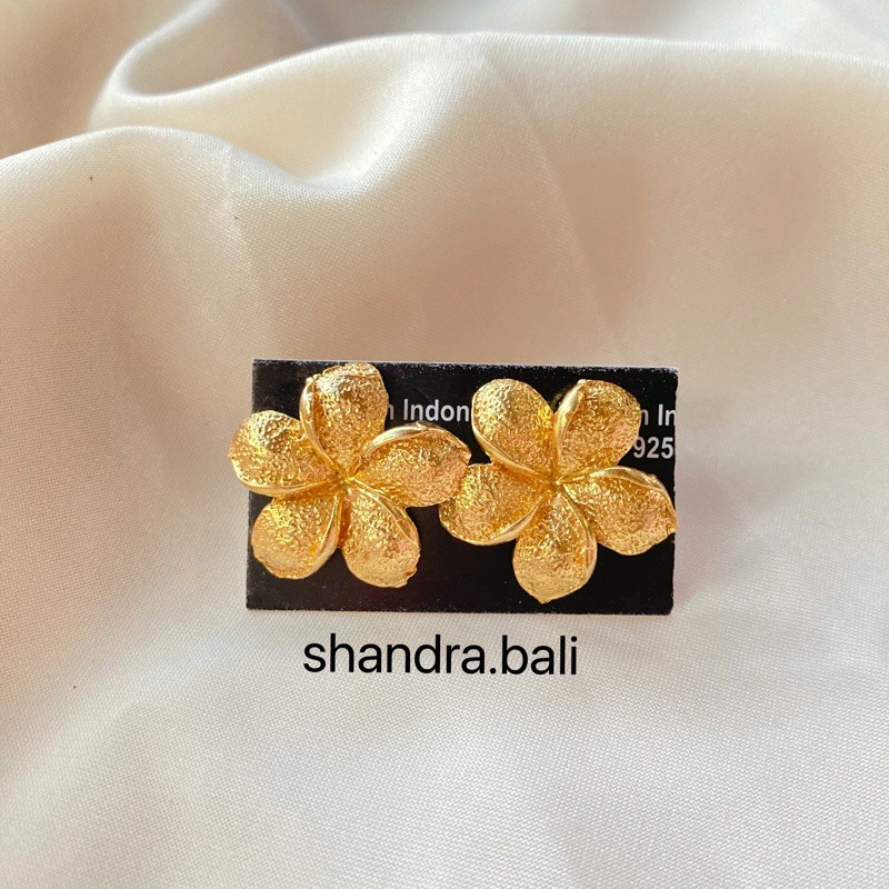 Anting Alpaka Sumpel Jepun Jumbo Emas Xuping Kebaya shandra.bali