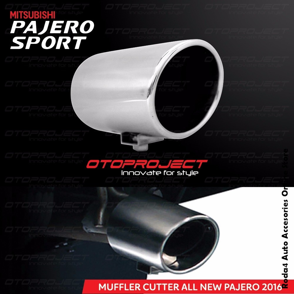 Muffle Cutter / Buntut / Sambungan Knalpot All New Pajero Sport 2016