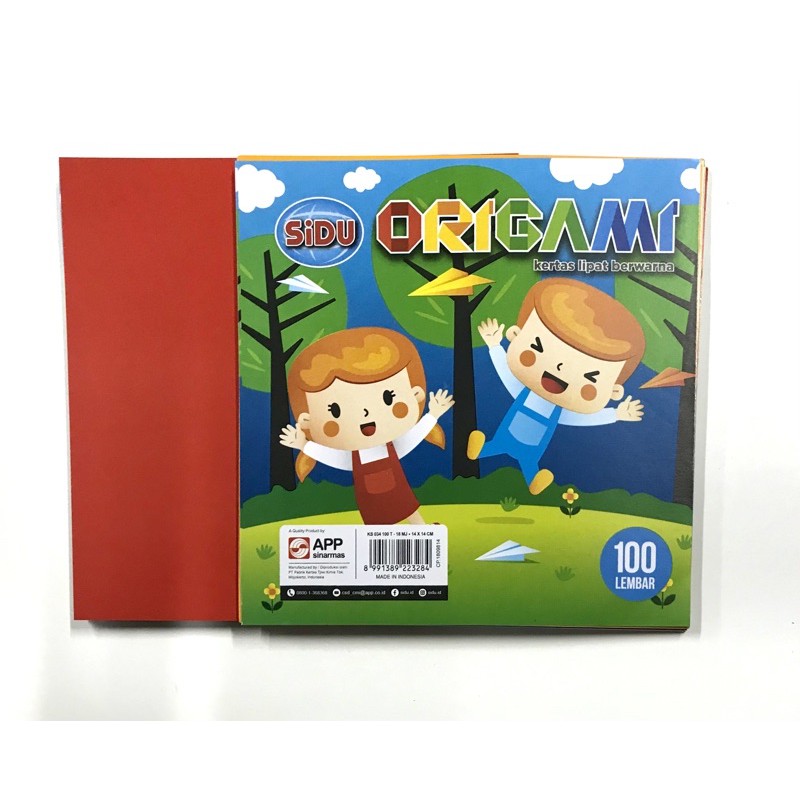 

KERTAS ORIGAMI 14x14 CM SINAR DUNIA ISI 100 LEMBAR