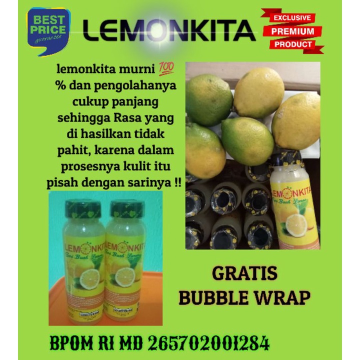 

Sari lemonkita 250 ml (BPOM)